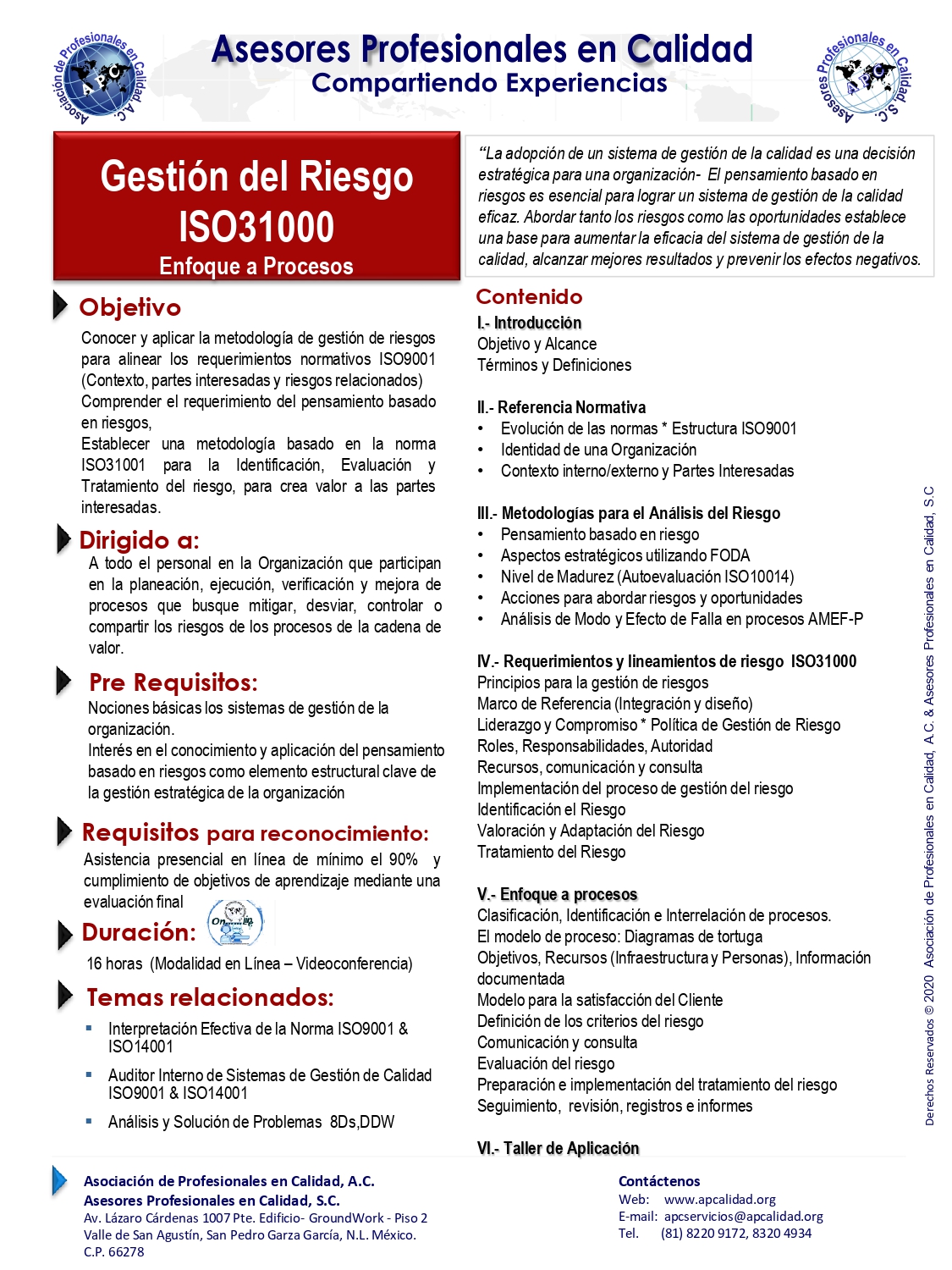 Gestión del Riesgo-ISO31000 - Enfoque a Procesos 16 Hrs On Line Rev. 2020_page-0001